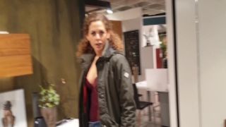 Public Flash and Fuck in Shopping Centre with German Te baise reel