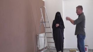 Muslim girl shags with lazy painter xnntv