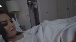 Stepbrother jerking off beside his sexy stepsister hotporn