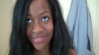 Cute Ebony Teen Blowjob porn film making videos