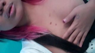 Asian with pink hair posing without her panties sexy girl movie download