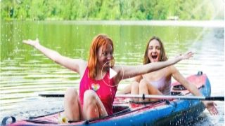 Olivia Trunk Emma Korti Kayak Ride With The Girls sxxxx3