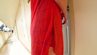 Fuck through Red Panties in Hotel Room girls having sex togrther