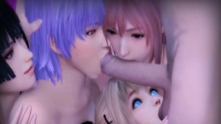 Dead or Alive 3D Animation Heroes Fuck in Every Hole sex3d video